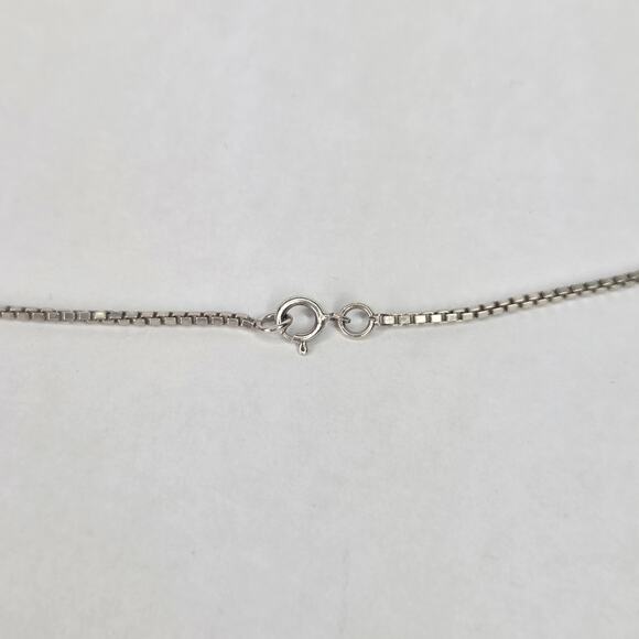 Giani Bernini Sterling Silver Chain Necklace, 18" Box Chain Simple Classic NEW - Picture 9 of 12